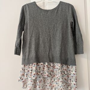 Blooms and Bunnies Two Layer Top